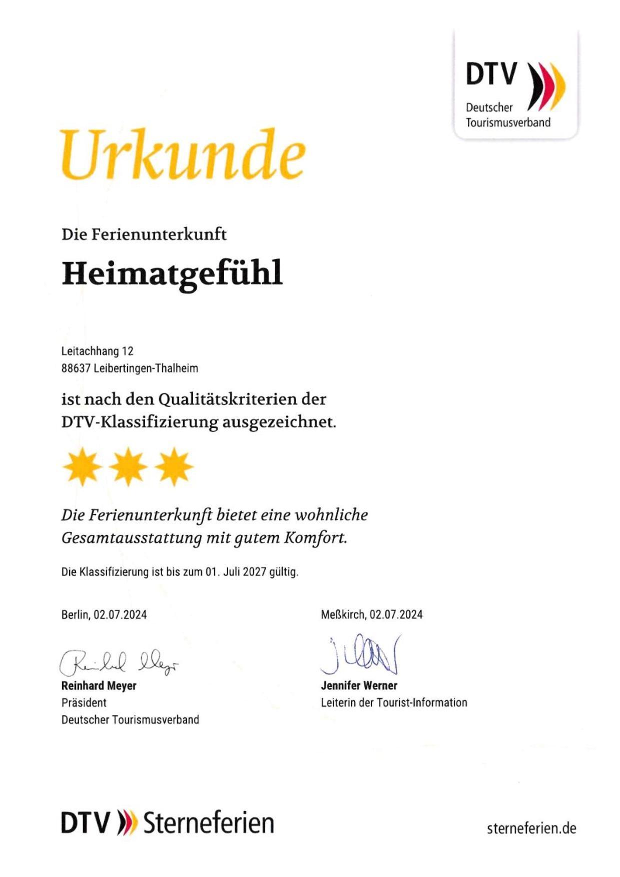 Ferienwohnung Heimatgefuehl Thalheim Leibertingen Εξωτερικό φωτογραφία